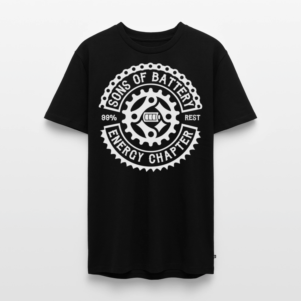 SPOD Männer Premium T-Shirt | Spreadshirt 812 Schwarz / S Original - Sons of Battery Logo - (DTF) Männer Premium T-Shirt E-Bike-Community