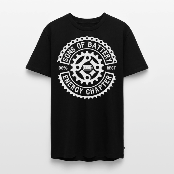 SPOD Männer Premium T-Shirt | Spreadshirt 812 Schwarz / S Original - Sons of Battery Logo - (DTF) Männer Premium T-Shirt E-Bike-Community