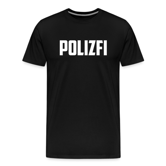 SPOD Männer Premium T-Shirt | Spreadshirt 812 Schwarz / S Polizfi - Männer Premium T-Shirt E-Bike-Community