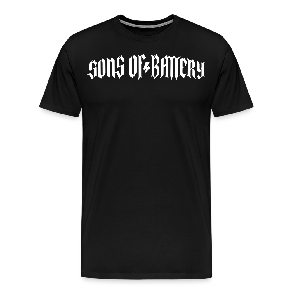 SPOD Männer Premium T-Shirt | Spreadshirt 812 Schwarz / S Rough - Männer Premium T-Shirt E-Bike-Community