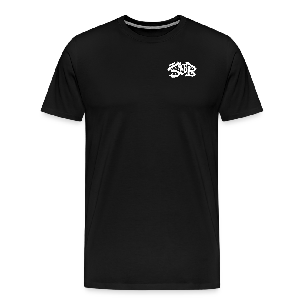 SPOD Männer Premium T-Shirt | Spreadshirt 812 Schwarz / S Shred or Alive - Brush E-Bike-Community