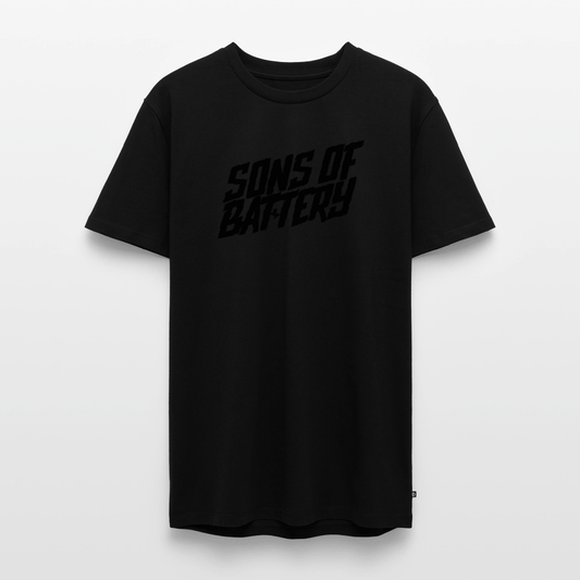 SPOD Männer Premium T-Shirt | Spreadshirt 812 Schwarz / S Signature - Black Flex on Black - Männer Premium T-Shirt E-Bike-Community