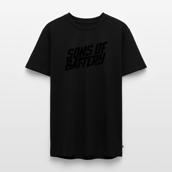 SPOD Männer Premium T-Shirt | Spreadshirt 812 Schwarz / S Signature - Black Flex on Black - Männer Premium T-Shirt E-Bike-Community