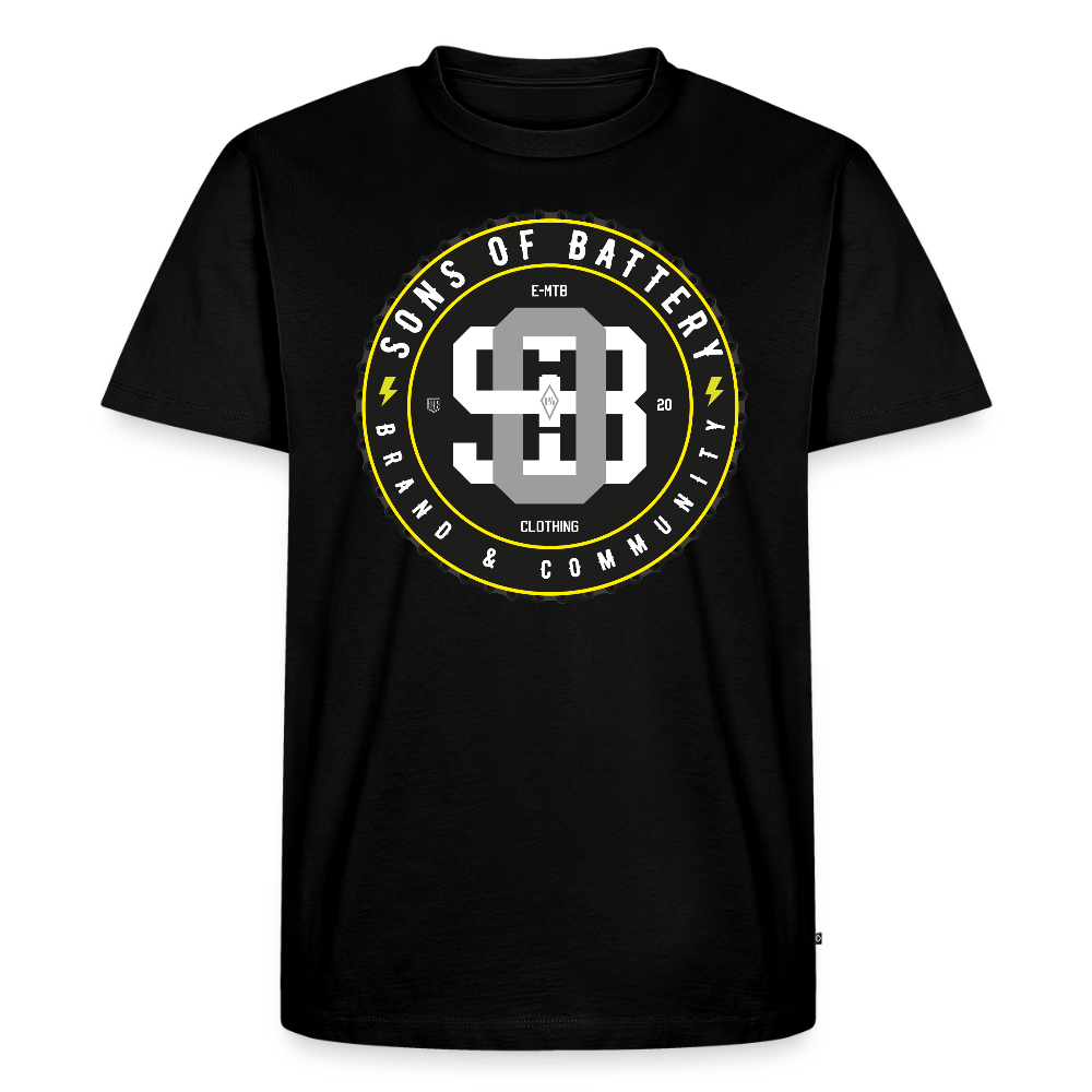 SPOD Männer Premium T-Shirt | Spreadshirt 812 Schwarz / S SoB Clothing Comp Männer Premium T-Shirt E-Bike-Community