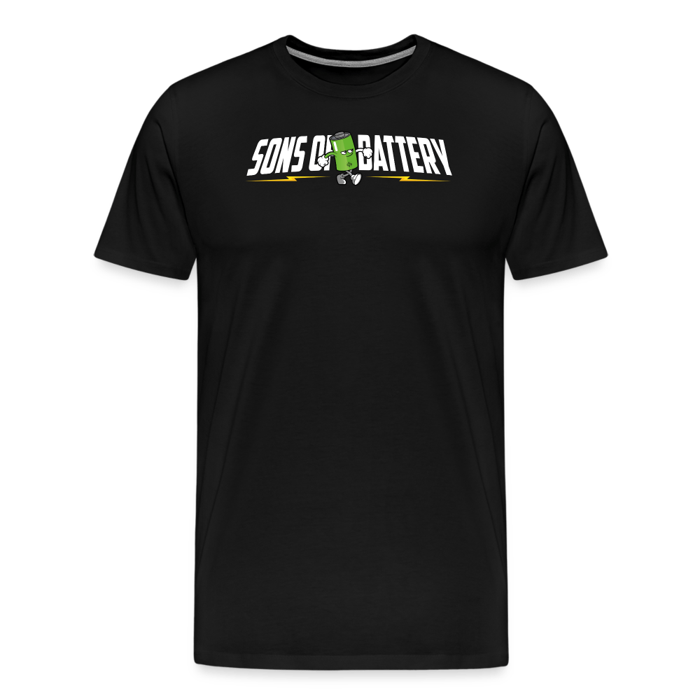 SPOD Männer Premium T-Shirt | Spreadshirt 812 Schwarz / S Sons of Battery B-Boy Männer Premium T-Shirt E-Bike-Community