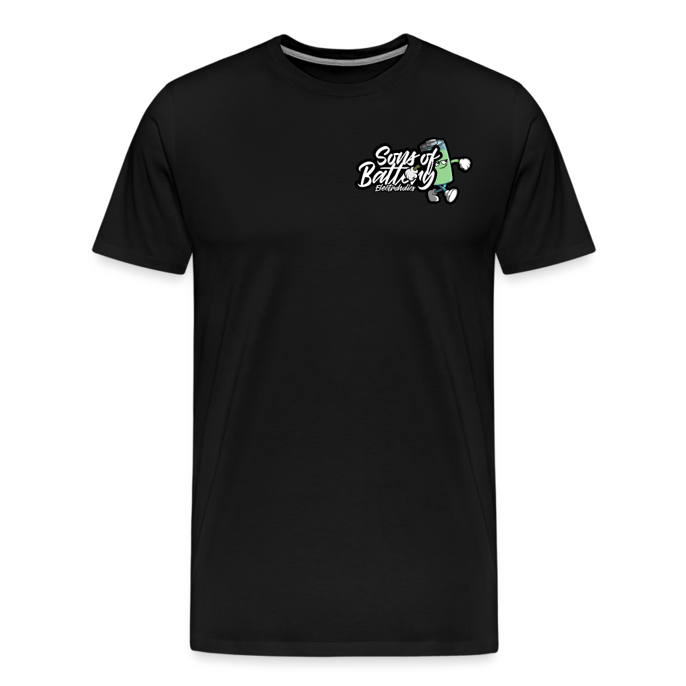 SPOD Männer Premium T-Shirt | Spreadshirt 812 Schwarz / S Sons of Battery Boy - Männer Premium T-Shirt E-Bike-Community