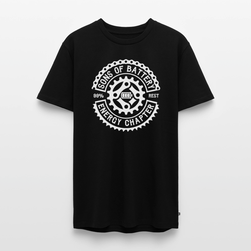SPOD Männer Premium T-Shirt | Spreadshirt 812 Schwarz / S SONS OF BATTERY E-MC - Rocker Logo - Premium Shirt E-Bike-Community