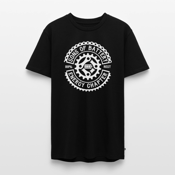 SPOD Männer Premium T-Shirt | Spreadshirt 812 Schwarz / S SONS OF BATTERY E-MC - Rocker Logo - Premium Shirt E-Bike-Community