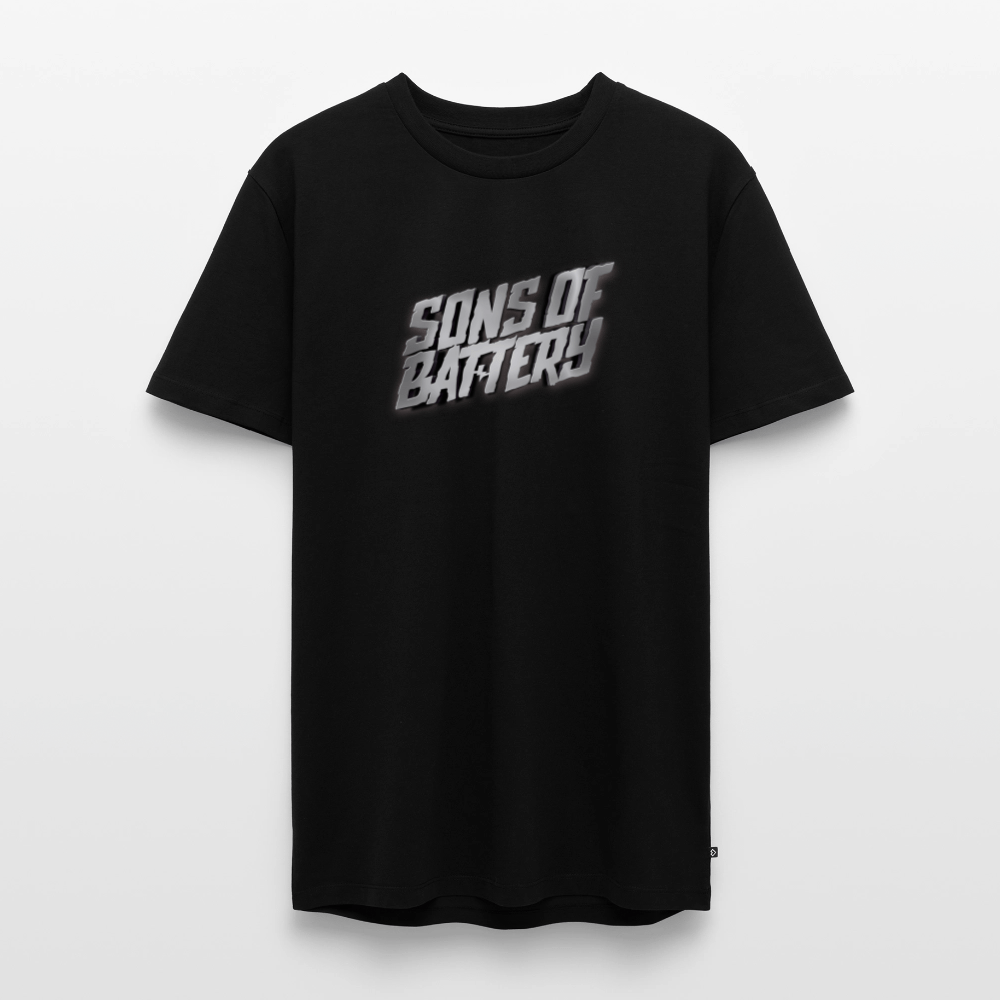 SPOD Männer Premium T-Shirt | Spreadshirt 812 Schwarz / S SONS OF BATTERY - Signature 3D - Männer Premium T-Shirt E-Bike-Community