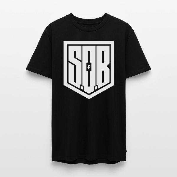 SPOD Männer Premium T-Shirt | Spreadshirt 812 Schwarz / S SONS OF BATTERY - SoB Supporter - Männer Premium T-Shirt E-Bike-Community