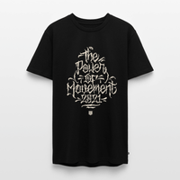 SPOD Männer Premium T-Shirt | Spreadshirt 812 Schwarz / S The Power of Movement - Front -Männer Premium T-Shirt E-Bike-Community