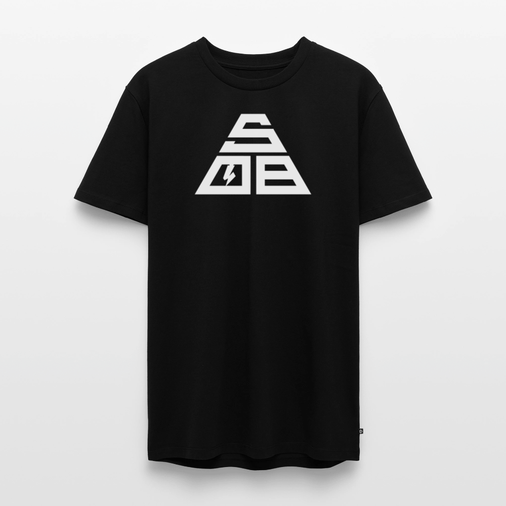 SPOD Männer Premium T-Shirt | Spreadshirt 812 Schwarz / S Triangle - Männer Premium T-Shirt E-Bike-Community