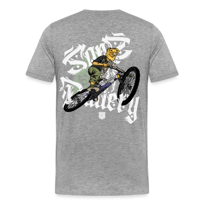 SPOD Männer Premium T-Shirt | Spreadshirt 812 Shred or Alive - Brush E-Bike-Community