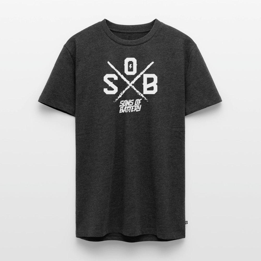 SPOD Männer Premium T-Shirt | Spreadshirt 812 Sons of Battery - Cross - Männer Premium T-Shirt E-Bike-Community
