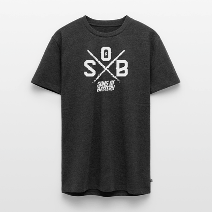 SPOD Männer Premium T-Shirt | Spreadshirt 812 Sons of Battery - Cross - Männer Premium T-Shirt E-Bike-Community