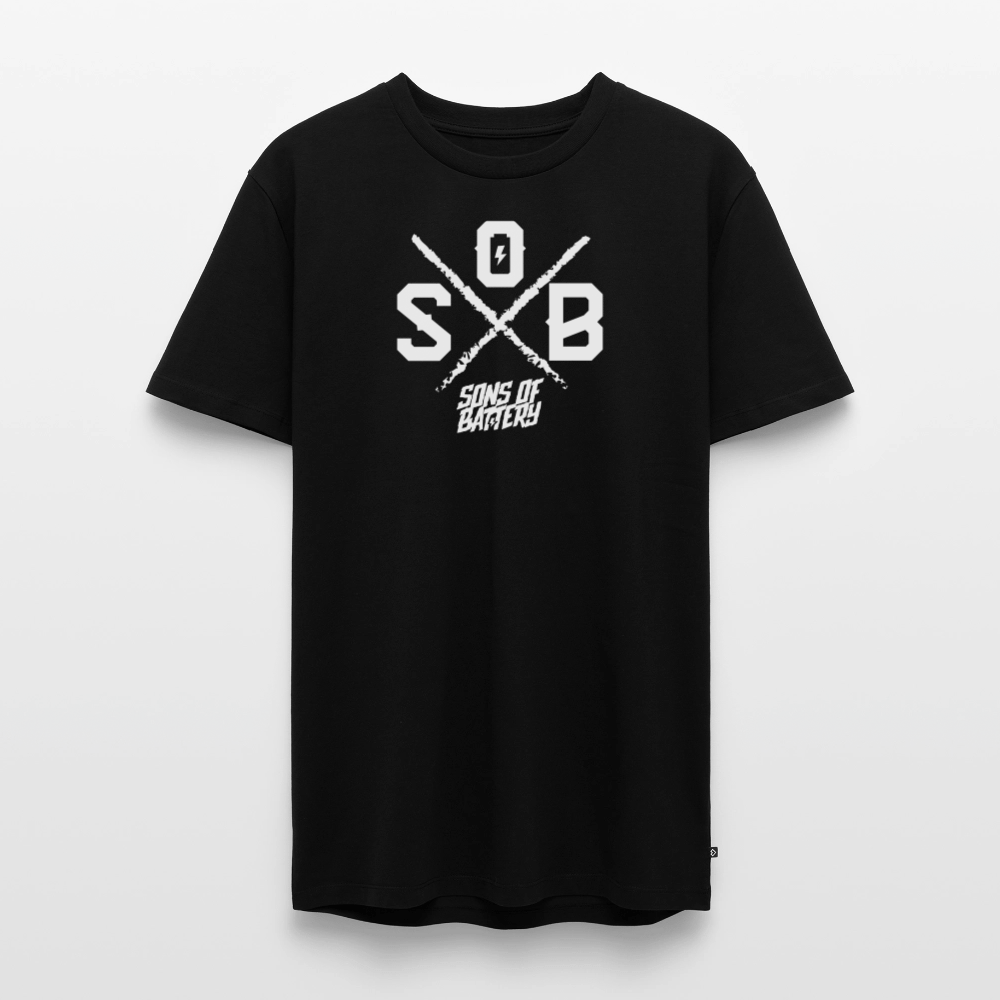 SPOD Männer Premium T-Shirt | Spreadshirt 812 Sons of Battery - Cross - Männer Premium T-Shirt E-Bike-Community