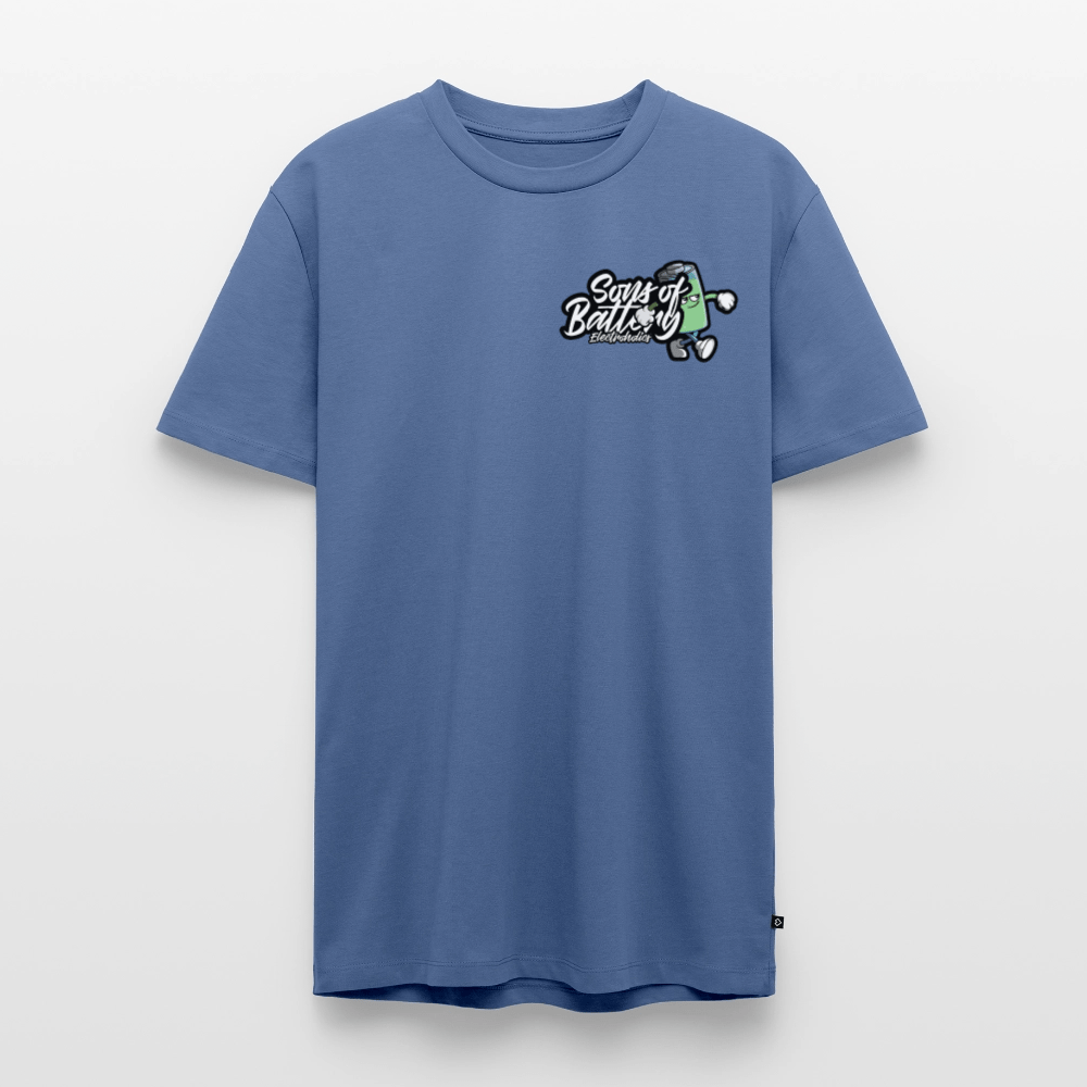 SPOD Männer Premium T-Shirt | Spreadshirt 812 Taubenblau / M Sons of Battery Boy - Männer Premium T-Shirt E-Bike-Community