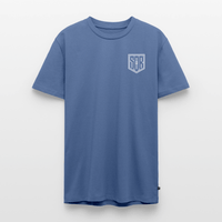 SPOD Männer Premium T-Shirt | Spreadshirt 812 Taubenblau / S SONS OF BATTERY - SOB Outline E-Bike-Community