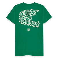 SPOD Männer Premium T-Shirt | Spreadshirt 812 TPOM - HELM - FRONT / BACK Männer Premium T-Shirt E-Bike-Community