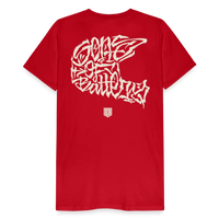 SPOD Männer Premium T-Shirt | Spreadshirt 812 TPOM - HELM - FRONT / BACK Männer Premium T-Shirt E-Bike-Community