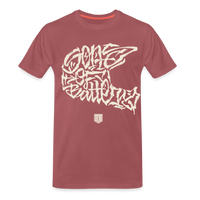 SPOD Männer Premium T-Shirt | Spreadshirt 812 washed Burgundy / S Sons Spezial Edition TPOM Helm, Front- Männer Premium T-Shirt E-Bike-Community