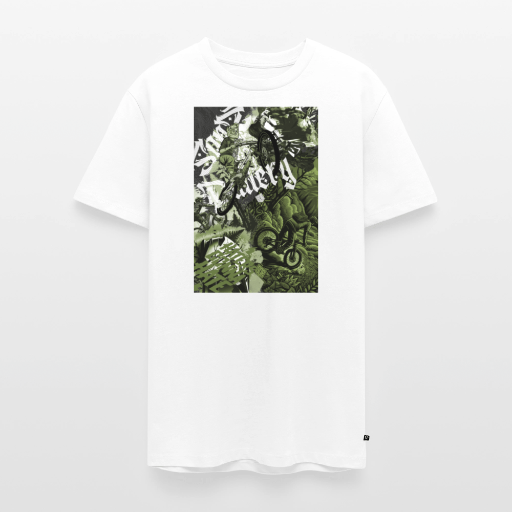 SPOD Männer Premium T-Shirt | Spreadshirt 812 Weiß / S Collage - Männer Premium T-Shirt E-Bike-Community