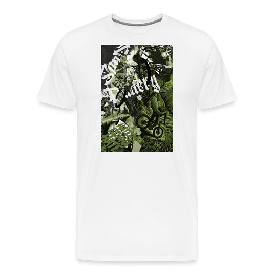 SPOD Männer Premium T-Shirt | Spreadshirt 812 weiß / S Collage - Männer Premium T-Shirt E-Bike-Community