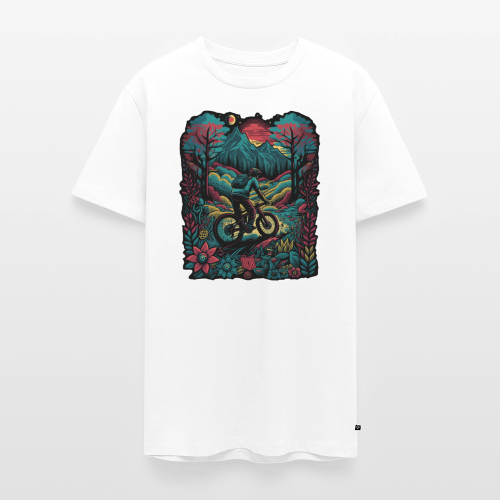 SPOD Männer Premium T-Shirt | Spreadshirt 812 Weiß / S Colored SoB Roundup - Männer Premium T-Shirt E-Bike-Community