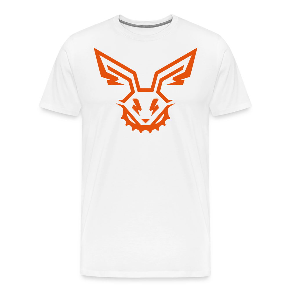 SPOD Männer Premium T-Shirt | Spreadshirt 812 weiß / S Electro Bunny - Männer Premium T-Shirt E-Bike-Community