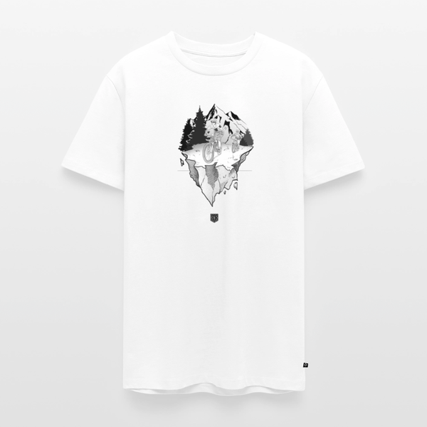 SPOD Männer Premium T-Shirt | Spreadshirt 812 Weiß / S FREEDOM - Männer Premium T-Shirt E-Bike-Community