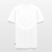 SPOD Männer Premium T-Shirt | Spreadshirt 812 Weiß / S "Haters" - SONS OF BATTERY - Männer Premium T-Shirt E-Bike-Community