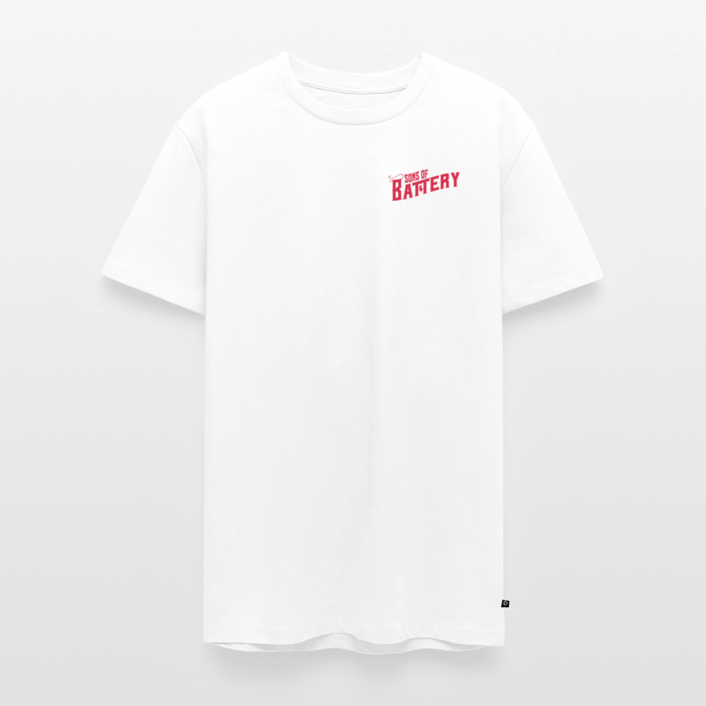 SPOD Männer Premium T-Shirt | Spreadshirt 812 Weiß / S Oldschool - Männer Premium T-Shirt E-Bike-Community