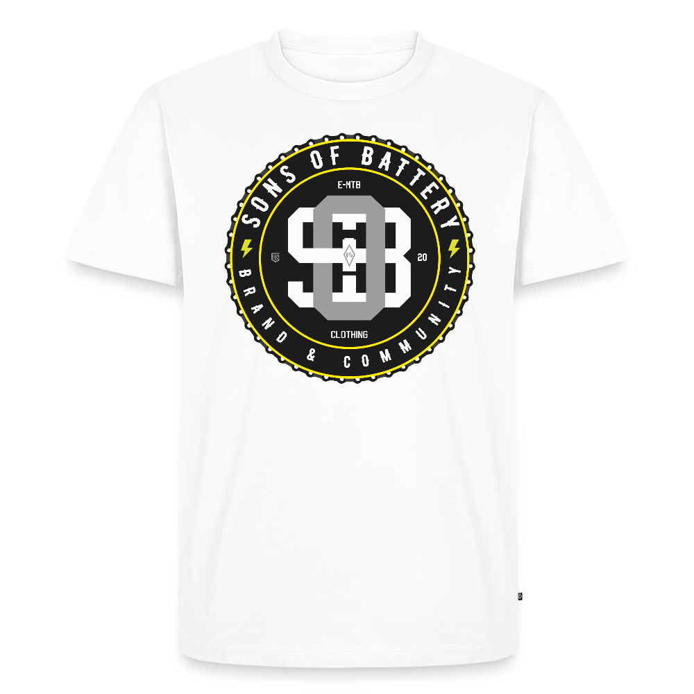 SPOD Männer Premium T-Shirt | Spreadshirt 812 Weiß / S SoB Clothing Comp Männer Premium T-Shirt E-Bike-Community
