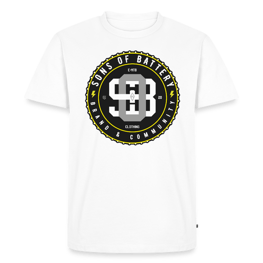 SPOD Männer Premium T-Shirt | Spreadshirt 812 Weiß / S SoB Clothing Comp Männer Premium T-Shirt E-Bike-Community