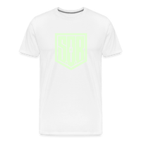 SPOD Männer Premium T-Shirt | Spreadshirt 812 Weiß / S SOB - Glow in the Dark - Männer Premium T-Shirt E-Bike-Community