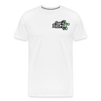 SPOD Männer Premium T-Shirt | Spreadshirt 812 weiß / S Sons of Battery Boy - Männer Premium T-Shirt E-Bike-Community