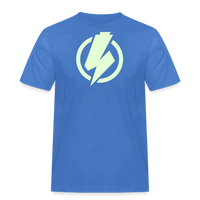 SPOD Männer Workwear T-Shirt Blau / S Lightning - Glow in the Dark - Männer Russell Athletic E-Bike-Community