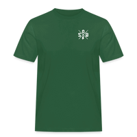 SPOD Männer Workwear T-Shirt Flaschengrün / S Cross / Haters - 2 Side - Russel Athletics T-Shirt E-Bike-Community