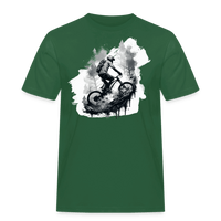 SPOD Männer Workwear T-Shirt Flaschengrün / S Enduro Biker - Männer Workwear T-Shirt E-Bike-Community