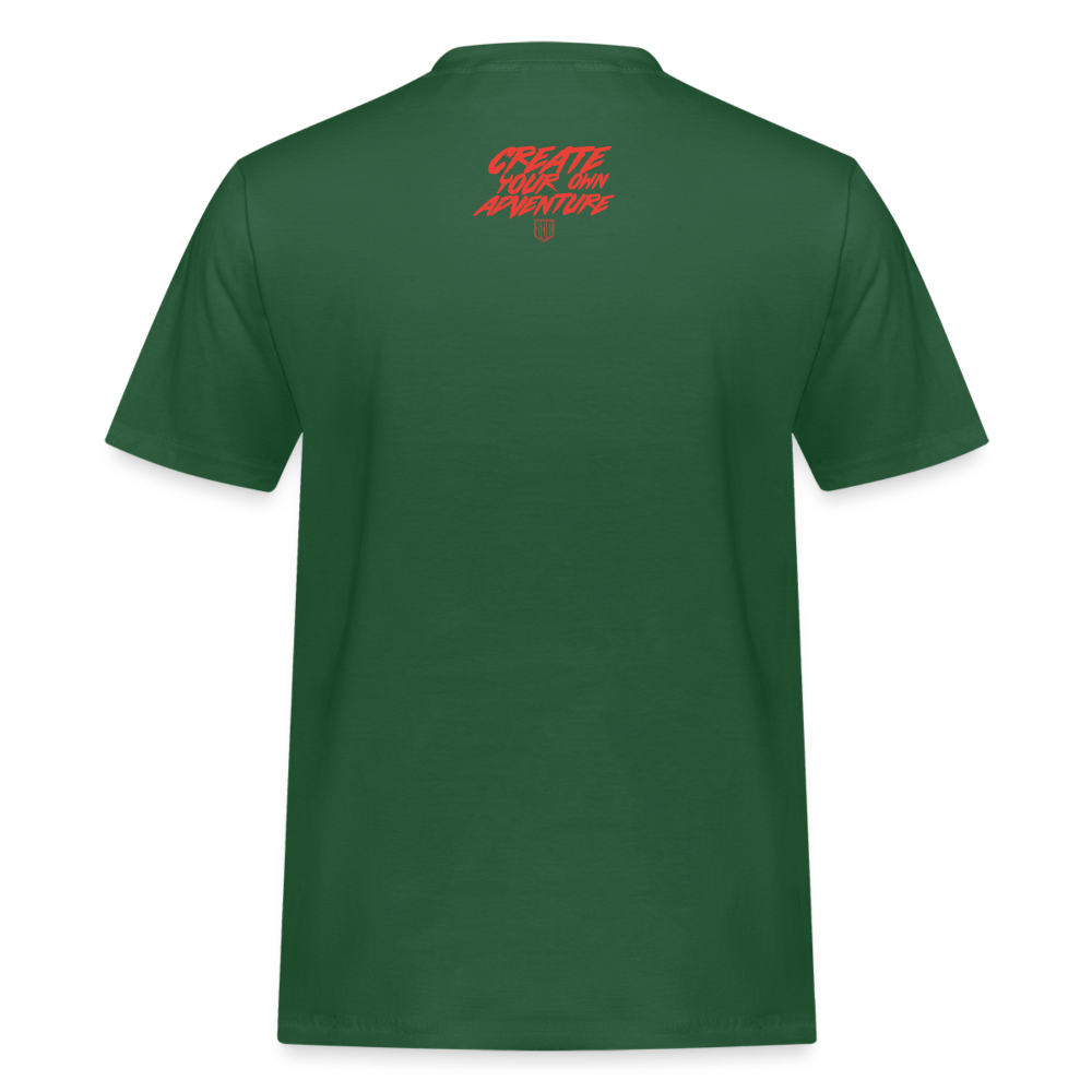 SPOD Männer Workwear T-Shirt Flaschengrün / S LOSE THE PATH - CREATE YOUR OWN ADVENTURE - Russell Athletic Shirt E-Bike-Community