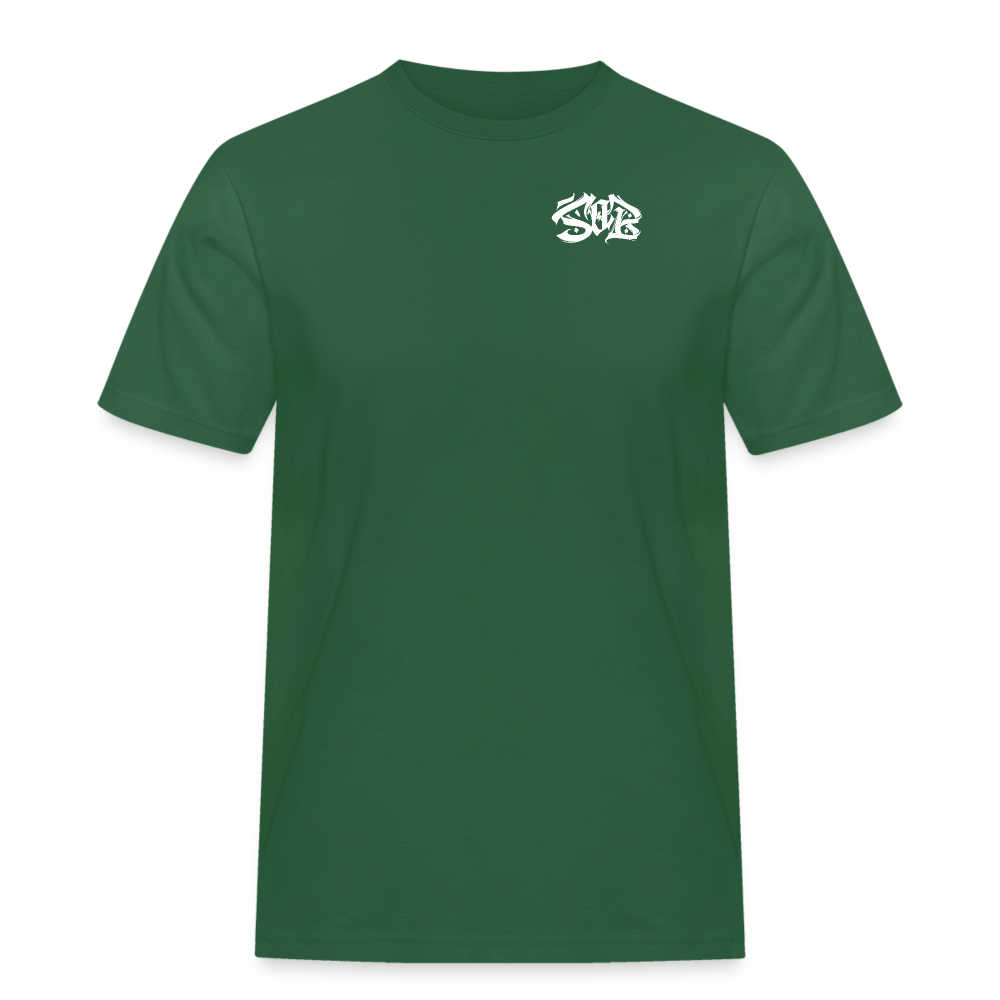 SPOD Männer Workwear T-Shirt Flaschengrün / S Shred or Alive - Brush E-Bike-Community