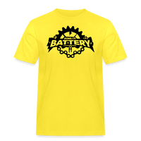 SPOD Männer Workwear T-Shirt Gelb / S Rough Skull - Männer Russell Athletics T-Shirt E-Bike-Community