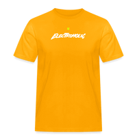 SPOD Männer Workwear T-Shirt Gold / S Electroholic Shirt - Männer Russel T-Shirt E-Bike-Community