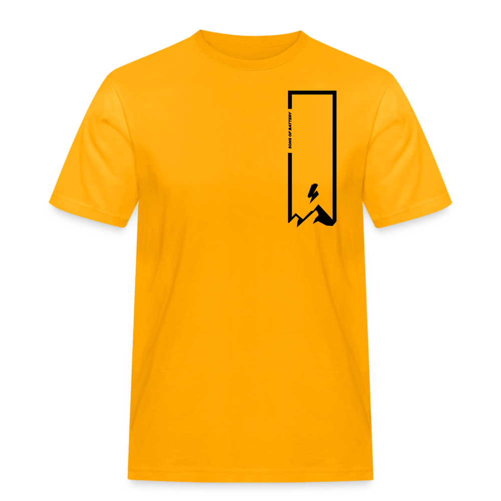 SPOD Männer Workwear T-Shirt Gold / S SoB on the Rocks E-Bike-Community