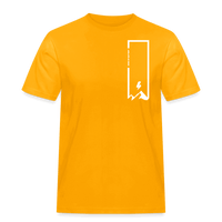 SPOD Männer Workwear T-Shirt Gold / S SoB on the Rocks - Weiß E-Bike-Community