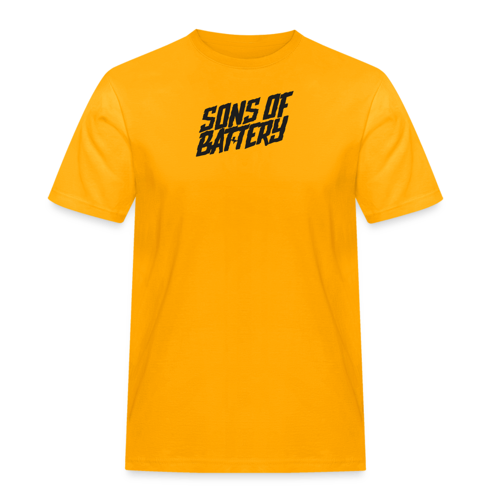 SPOD Männer Workwear T-Shirt Gold / S Sons of Battery - Signature - Std Shirt E-Bike-Community