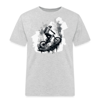 SPOD Männer Workwear T-Shirt Grau meliert / S Enduro Biker - Männer Workwear T-Shirt E-Bike-Community
