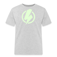 SPOD Männer Workwear T-Shirt Grau meliert / S Lightning - Glow in the Dark - Männer Russell Athletic E-Bike-Community