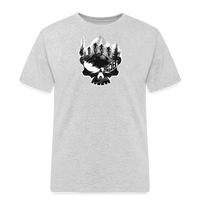 SPOD Männer Workwear T-Shirt Grau meliert / S Skullgang Rider - White E-Bike-Community
