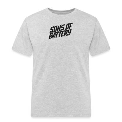 SPOD Männer Workwear T-Shirt Grau meliert / S Sons of Battery - Signature - Std Shirt E-Bike-Community